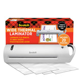 Scotch Thermal Laminator with 20 Letter Size Pouches, Ideal for Teachers, Small Offices, or Home (TL1302XVP) Scotch
