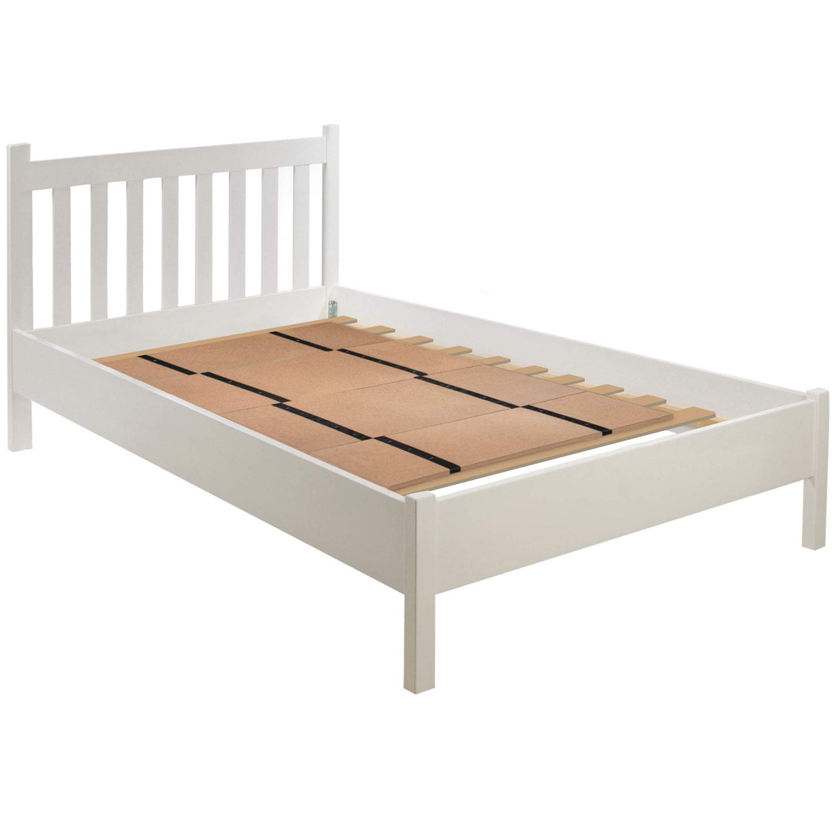 DMI Foldable Box Spring, Bunkie Board, Bed Support Slats for Support to Streamline and Minimize the Bed, No Assembly Needed, Full Size, 60 x 48 DMI
