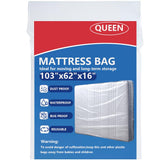 Plastic Mattress Bag for Moving Storage, Mattress Protector Cover ,Mattress Bag for Disposal (Queen) SANEMBER