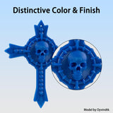 Siraya Tech Cast 3D Printer Resin Best Balance of Easy Burning and Printing Smooth Surface High Resolution Castable 405nm UV-Curing Resin for Jewelry and Metal Parts (Royal Blue, 1kg) Siraya Tech