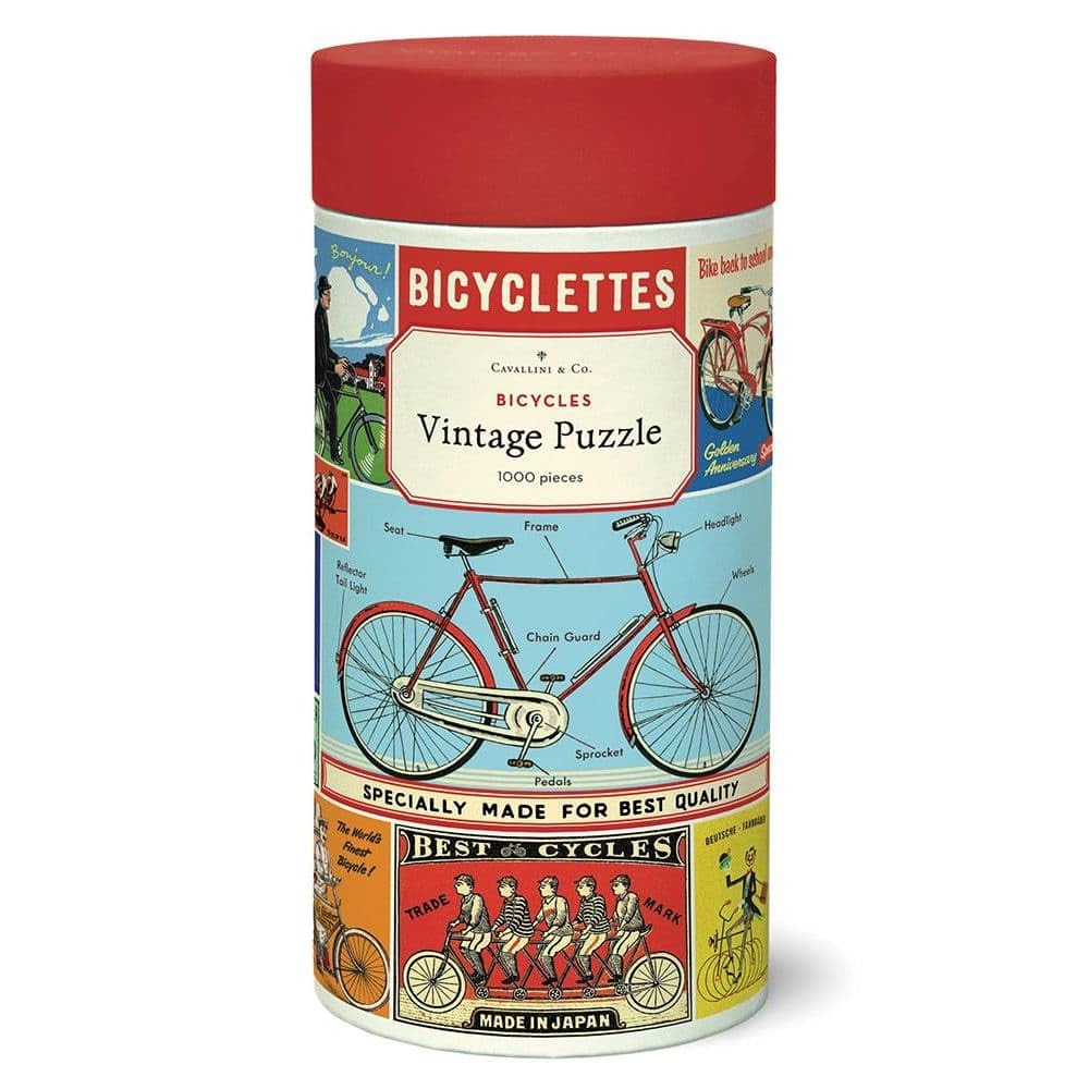 Cavallini 1000 Piece Puzzle, Bicycles Cavallini