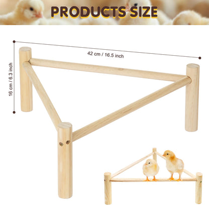 Chicken Toys, Chicken Coop Accessories, Chicken Perch, Strong Roosting Bar for Coop & Brooder, Chicken Perches Roosting, Training Perch for Large Bird, Parrots, Macaw, Chicken Wood Stand for  - WoodArtSupply