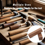 2 Pcs Walnut Wood Log Lumber Board Knife Handle Material, Bar Shaped Square Turning BlanksHandle Plate for Instruments DIY Raw Wood Cuboid(5.1" x 1.2" x 1.2") Wislist