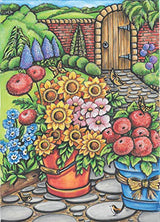Creative Haven Country Gardens Coloring Book (Adult Coloring Books: In The Country) Dover Publications