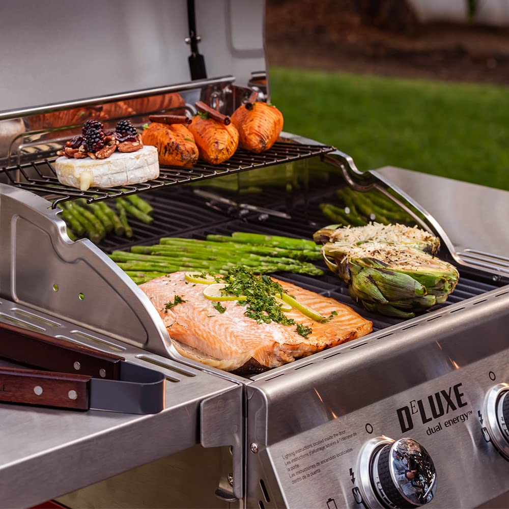 Nexgrill Deluxe 2-Burner Gas Grill with 401 SQ In Grate, 28000 BTUs, Stainless Steel Control Panel & Foldable Side Table, Propane BBQ Grill for Outdoor Cooking, Patios, Backyards and More - 720-0864R Nexgrill