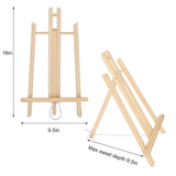 Jekkis 3 Packs 16 Inch Easel Stand, Table Top Easel for Painting, Wooden Tabletop Display Easels, Art Craft Painting Easel Stand for Kids Artist Adults Students Classroom Jekkis