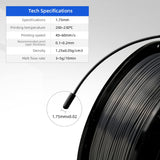 Flashforge 3D Printer Filament Silk PLA 1.75mm 1kg Spool-Dimensional Accuracy +/- 0.02mm (Metal Grey) FLASHFORGE