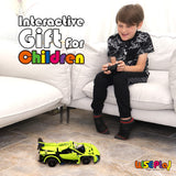 WISEPLAY Remote Control Car Building Kit, 453PCS Stem Toy for Kids Age 8-10, Great RC Car for 10-Year-Old Boys & Girls, Excellent Gift Idea WISEPLAY