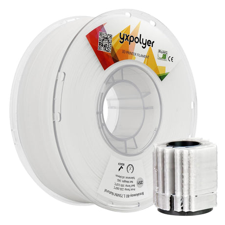 Breakaway Support Filament 1kg Manual Easy Clean Removal 3D Printing Support for ABS, Nylon, ASA, PC, PPS, PA-CF, PA-GF, PETG, Support Material for Engineering Grade Filament with PC Reusable Spool yxpolyer