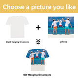 50 pcs Sublimation air fresheners Blanks ，Sublimation Blanks Products DIY Air Freshener for Car and Home Hanging Decoration Sublimation car freshener Blanks Sublimation Ornaments Blank GEKIXUTP