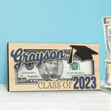 Personalized Name Graduation Money Gift Holder, Graduation Card Box Cash Holder, Class of 2024 Money Gift Holder, Senior Money Gift, College Graduation Gift(1 Pcs) MillMB