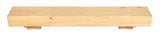 Pearl Mantels 412-48 Shenandoah Pine 48-Inch Fireplace Mantel Shelf, Unfinished Pearl Mantels