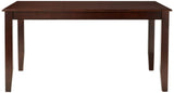 East West Furniture DUT-MAH-T Dudley Dining Room Table - a Rectangle Solid Wood Table Top with Sturdy Legs, 36x60 Inch, Mahogany East West Furniture