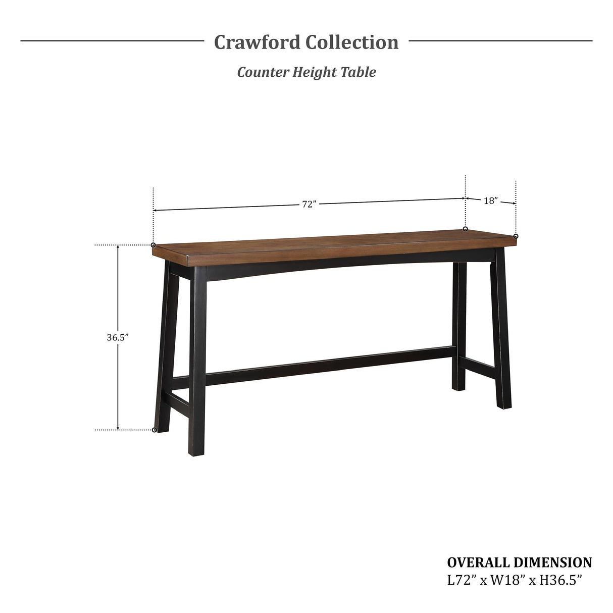 Lexicon 4-Piece Bar Table Set with 3 Saddle Stools for Small Kitchens and Living Spaces, Black/Brown Lexicon