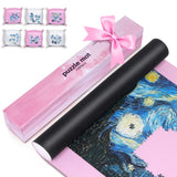 CALLKROON Puzzle mat Holds 2000 Pieces | roll-up Design with Non-Slip Rubber Bottom | 6 Sorting Boxes | Portable Puzzle Storage Box for Adults, Kids (Pink) CallKroon