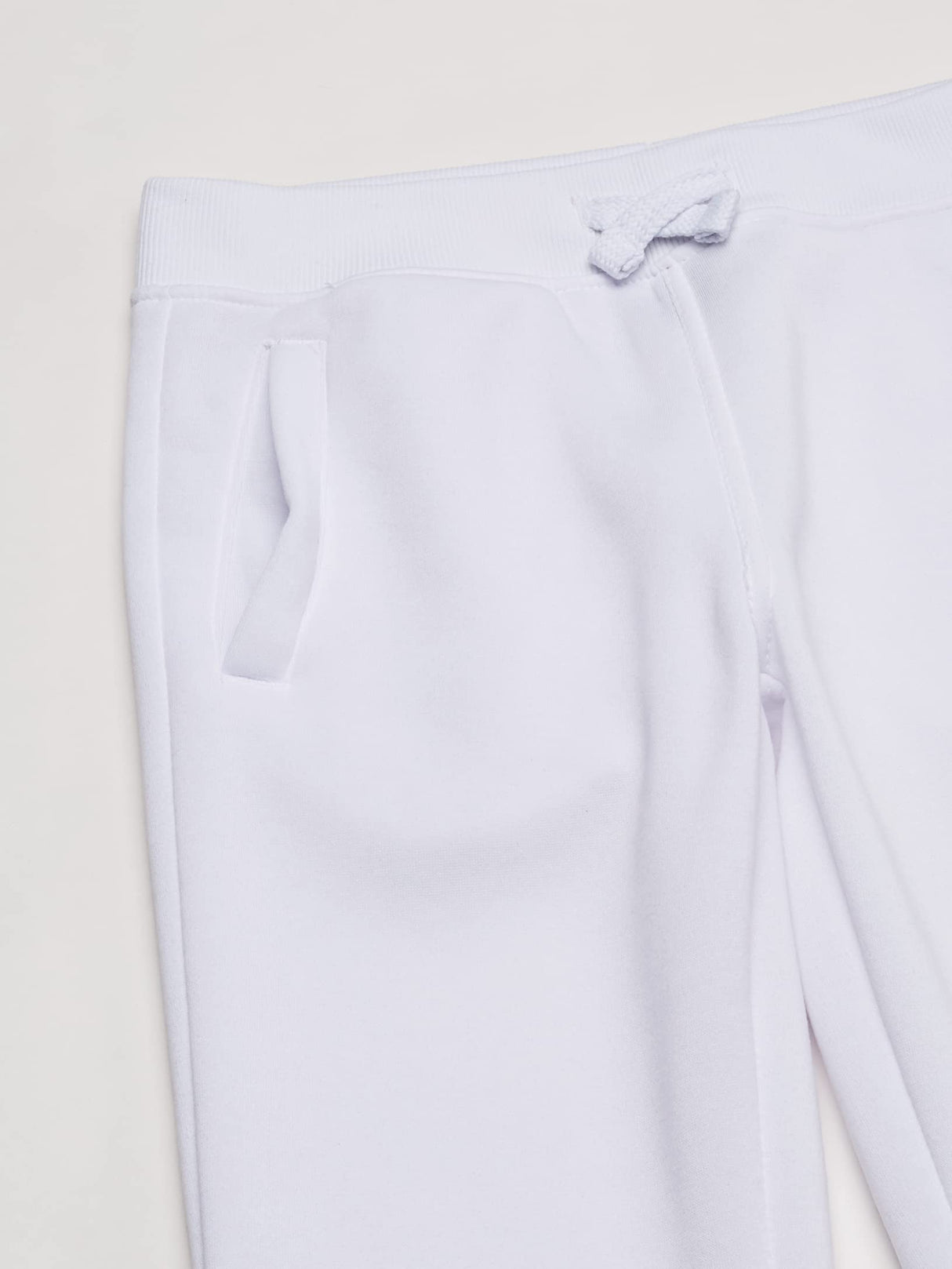 Southpole Boys' Big Active Basic Jogger Fleece Pants, White, Large / 14-16 Southpole