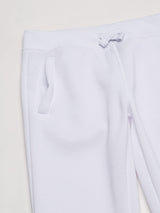 Southpole Boys' Big Active Basic Jogger Fleece Pants, White, Large / 14-16 Southpole