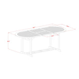 East West Furniture BSBS9CANA Beasley 9 Piece Patio Bistro Dining Furniture Set Includes an Oval Outdoor Acacia Wood Table and 8 Folding Arm Chairs, 36x78 Inch East West Furniture