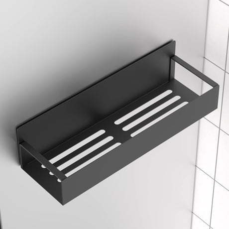 HuggieGems 4 Pack Magnetic Spice Storage Rack Organizer for Refrigerator and Oven, Black Fridge Organizers and Storage HuggieGems