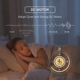 Wozzio 5 Wood Blades Ceiling Fan with Light and Remote,Quiet Reversible DC Motor,6 Wind Speed,LED Dimmable and Memory,for Bedroom/Patios/Living Room,52 inch,Natural Wood Blades Wozzio