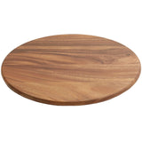 Woodard & Charles Round Lazy Susan Turntable with Stainless Steel Ball Bearing Mechanism (Brown) Woodard & Charles, LTD