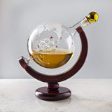 Godinger Whiskey Decanter Globe - for Liquor, Scotch, Bourbon, Vodka or Wine, Gifts for Men Dad - 850ml Godinger
