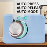 PYD Life 120 V Auto Tumbler Heat Press Machine 30 OZ 20 OZ Tumbler Mug Heat Press Touch Screen Light Blue for 10-30 OZ Sublimation Straight Tumblers Cups Mugs Printing PYD Life