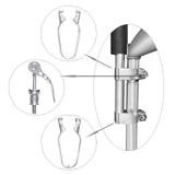 14FT Trampoline Enclosure Net with Universal Trampoline Replacement Enclosure Poles and Hardware (Only fit for 14FT Trampoline with 6 Poles) Zoomster