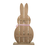 Glitzhome 30"H Easter Wooden Bunny Porch Decor，Standing Bunny Sign Decoration for Home or Yard glitzhome