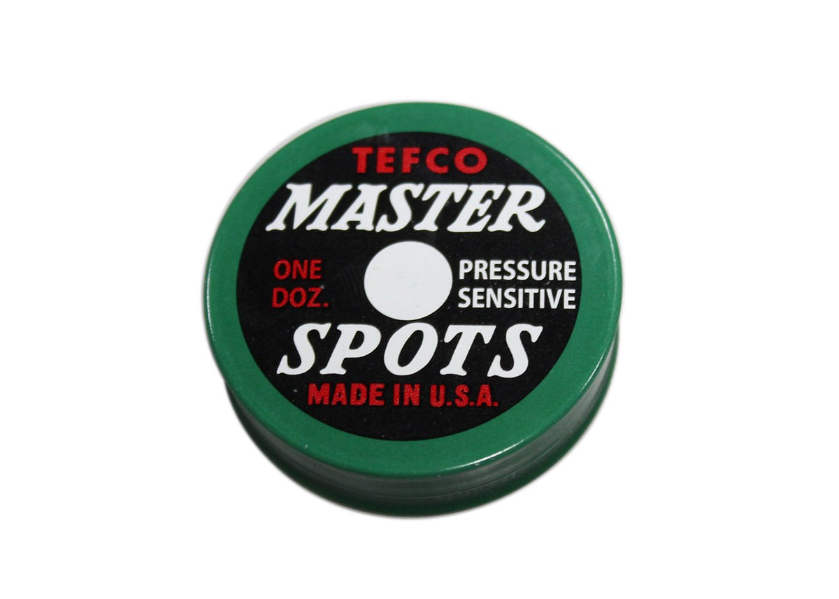 Tweeten Fibre Co Tefco Master Spots - Tin of 12 Tweeten Fibre Co