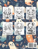 Anime Coloring Book: Creepy Kawaii Witches: Manga Art & Anime Enthusiasts Stress Relief Adult Coloring Lindesa