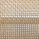 Christopher Knight Home Lena Patio Accent Chair, Acacia Wood Club Chair, Wicker Backrest Armchair, Upholstered Cushion Seating, Wooden Chairs for Balcony Backyard Garden, 23.5" 400lbs Teak+Cream Christopher Knight Home