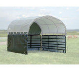 ShelterLogic 12’x12’ Equine, Livestock and Agricultural Corral Shelter Enclosure Kit (Corral Panels and Corral Shelter Not Included) ShelterLogic