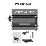 Creality Laser Rotary Roller, 360° Laser Engraver 7 Adjustment Diameters, Y-axis Rotary Module for Engraving Curved Surface Objects, Fit for Creality 5W 7.5W 10W 12W 22W 40W Laser Engraving Machine Creality