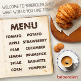 Beberolen Wooden Play Food Sets for Kids Kitchen Toddlers Wood Toys Cutting Fruit Pretend Food Play Kitchen Accessories Set for Boys and Girls Beberolen