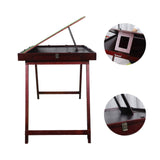 Kcelarec Wooden Jigsaw Puzzle Table with 2 Drawers for Puzzle Amateur,Large Portable Folding Puzzle Table with Tilting Non-Slip Surface,Jigsaw Table for 1500 Pcs Puzzles Kcelarec