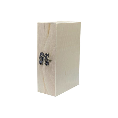 48-Pack Small Wood Box for Crafts 6"x4"x2" Unfinished Wooden Box with Lid Keepsake Box for Jewelry Storage DIY Crafts Cregugua