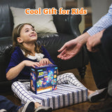 CHARTEKS 3D String Light Craft Kit for Kids, String Art Kit with LED Bulbs and Wind Chime, Arts and Crafts Set, Birthday Gifts for Girls Boys Ages 8+ (Original, Paper String) CHARTEKS