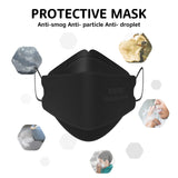 LEVENIS KN95 Face Masks 50 Pack, Breathable Comfortable and Disposable KN95 Mask, Black LEVENIS