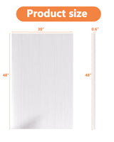 Piskyet Dog Crate Topper Wood Countertop for 48 42 36 30 24 inch Dog Cage, Dog Crate Cover,Dog Kennel Topper(Crate Not Include) (White, for 48 Inch Crate) Piskyet