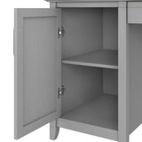 Bush Furniture Key West Computer Desk with Storage | Farmhouse PC Table for Home Office, 54W, Cape Cod Gray Bush Business Furniture