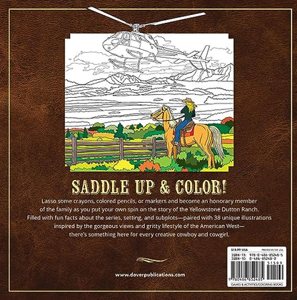 The Unofficial Yellowstone Coloring Book (Dover Adult Coloring Books)