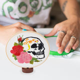 OLYCRAFT 4Pcs Wooden Embroidery Hoop Display Stand 1.9cm Thick Embroidery Hoop Wooden Base Triangle Wood Embroidery Hoop Easels Embroidery Cross Stitch Stand Decor for DIY Craft Projects Display OLYCRAFT