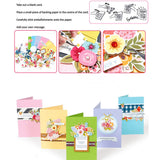 Gigicloud Diy Greeting Card Kits, Paper Greeting Card Set Handmade Diy Making Material Set For Birthday Invitation, Thanksgiving Christmas Holiday Baby Shower 15 Cards + 15 Envelopes Gigicloud