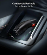 Zanch Tesla to J1772 Adapter, [Military-Grade Quality], Designed for J1772/CCS1 EVs, Max 60A & 250V AC, Compatible with Level 2 Tesla Wall Connector, Mobile Connector, Destination Station - Black Zanch