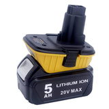 Lasica 2Pack DCA1820 18V to 20V Adapter Compatible with Dewalt 18V XRP Tools - Compatible with Dewalt 20V Max Battery DCB201 DCB203 DCB204 DCB206 - Compatible with Dewalt Battery Adapter DCA1820 Lasica