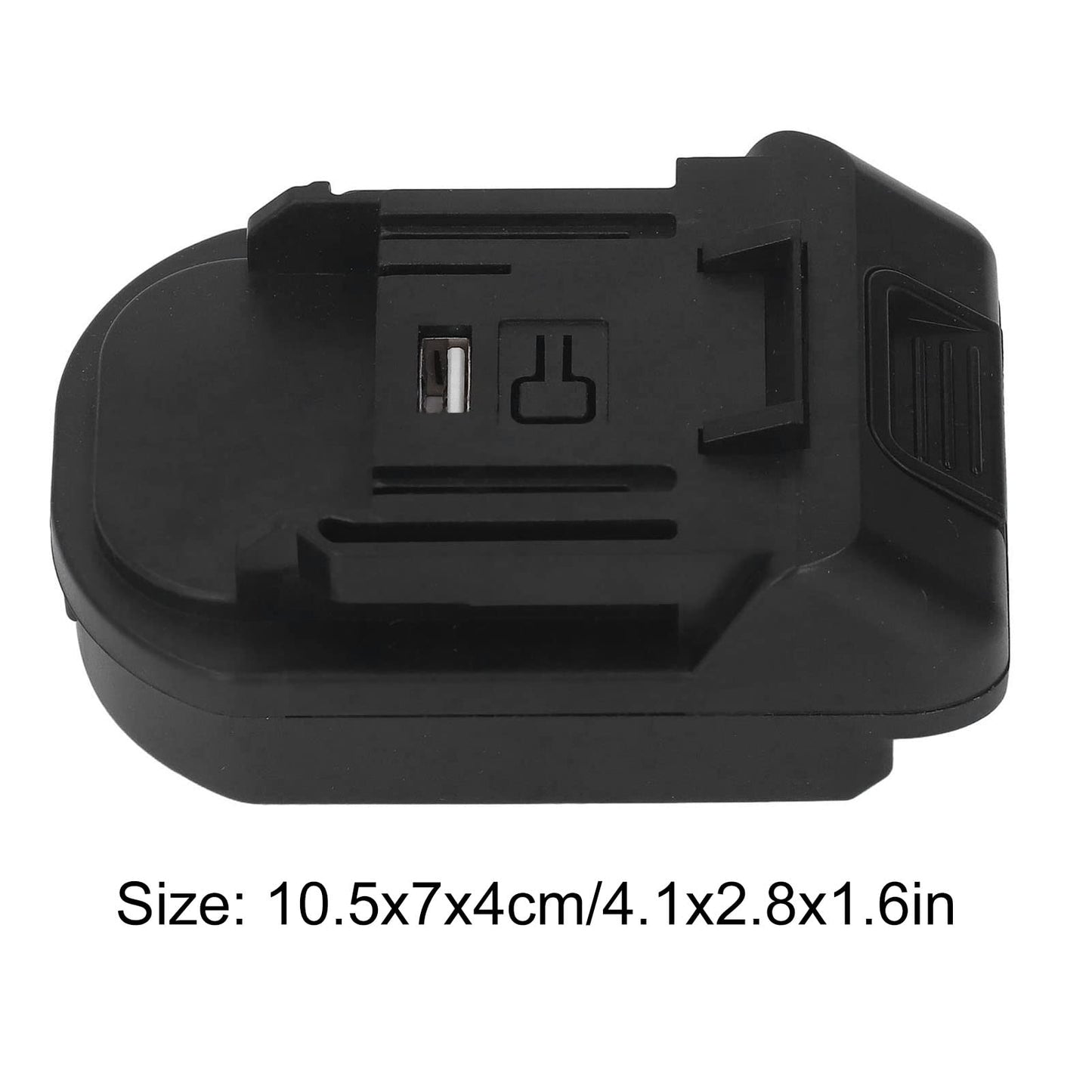 ZlxJJYY Battery Adapter Converter ABS, 18V to 20V Battery Converter, USB Interface, Multiple Protection, Precise Fit, Compatible Electric Tools, Sturdy ABS, Woodworking, Power Tools.