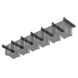 Ultrawall Ceiling Storage Racks for Bins, Overhead Garage Storage Rack for Totes with Adjustable Width, Heavy Duty Ceiling Container Bin Rack Ultrawall