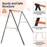ZENY Swing Stand Frame Heavy Duty A-Frame Swing Set for Kids Adults Outdoor Backyard Play Fun Weight Capacity 440lbs ZENY