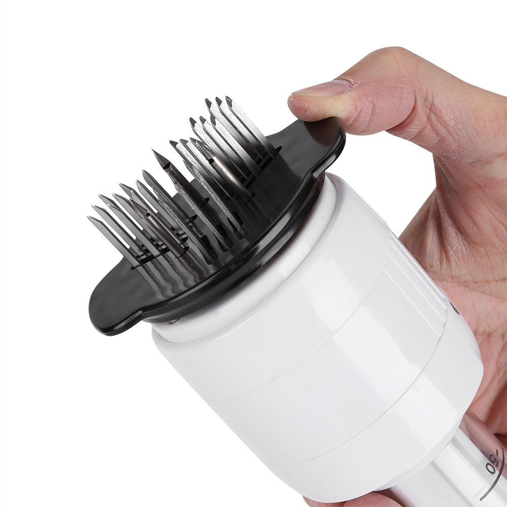 Textured Meat Tenderizer, 304 stainless steel Meat Marinade Tenderizer Needle Injector Steaks Flavor Syringe Cook Kitchen Tool Pomya